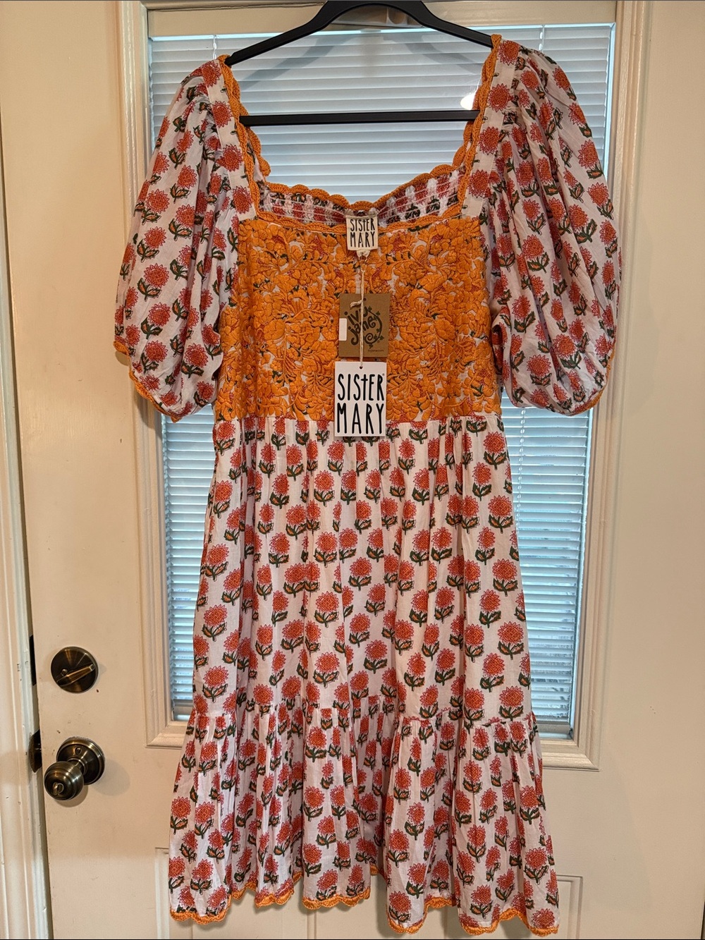 Sister Mary Sierra Floral Smocked Midi Dress